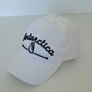ANTARCTICA Penguin Cotton Hat White Navy Princess Cruise